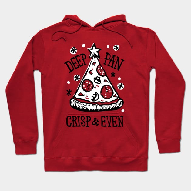 Christmas Pizza Hoodie by Woah there Pickle